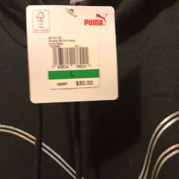 Puma pullover hoodie size large NWT - Picture 4 of 6